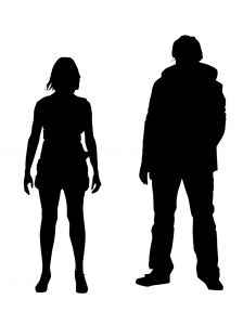 pair testing silhoutte